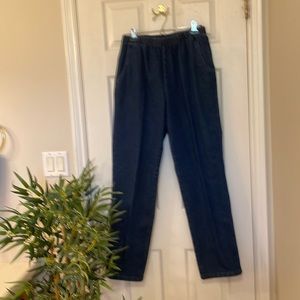 Alia size 10 relaxed fit jeans with elastic waistband